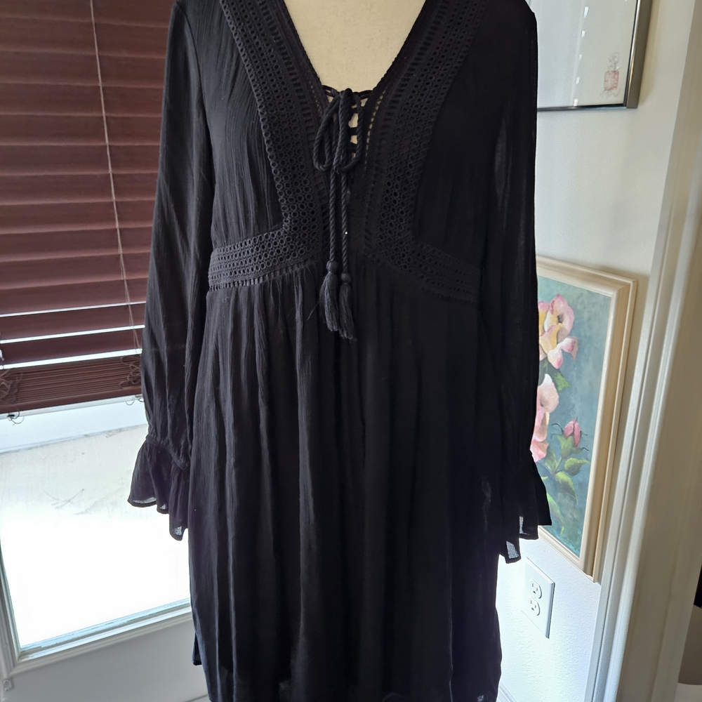 Torrid Black Boho Dress